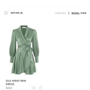 Zimmerman silk mini dress